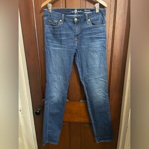 7 for all mankind women's size 32 kimmie straight leg jeans